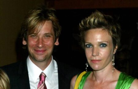 Roger Howarth, son Julian and wife Cari Stahler at the Daytime Emmys in 2004