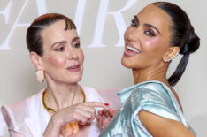 Sarah Paulson and Kim Kardashian