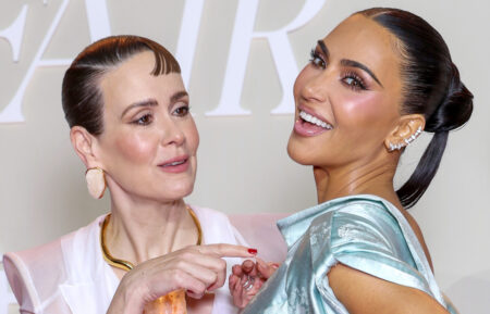 Sarah Paulson and Kim Kardashian