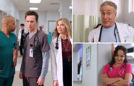 Donald Faison, Zach Braff, Sarah Chalke, John C. McGinley, and Judy Reyes for 'Scrubs'