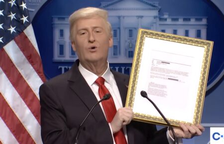 James Austin Johnson as Trump on SNL