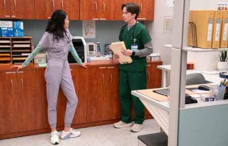 Kahyun Kim and Mekki Leeper in 'St. Denis Medical'