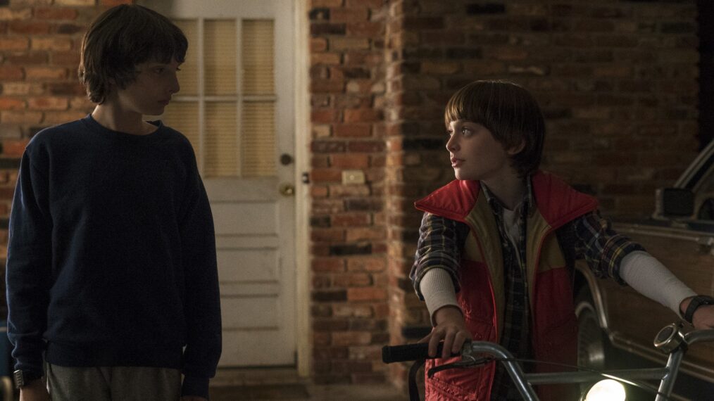 Finn Wolfhard and Noah Schnapp in 'Stranger Things' Season 1