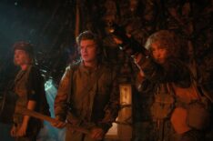 Maya Hawke, Joe Keery, and Natalia Dyer in 'Stranger Things' Season 4