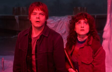 Charlie Heaton and Natalia Dyer in 'Stranger Things' Season 5 Volume 2