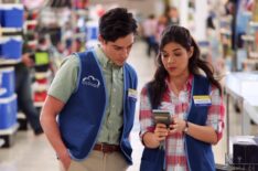 Ben Feldman and America Ferrera in 'Superstore' Season 1 pilot