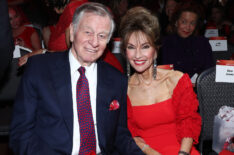 Helmut Huber and Susan Lucci attend The American Heart Association's Go Red for Women Red Dress Collection 2020 at Hammerstein Ballroom on February 05, 2020 in New York City.