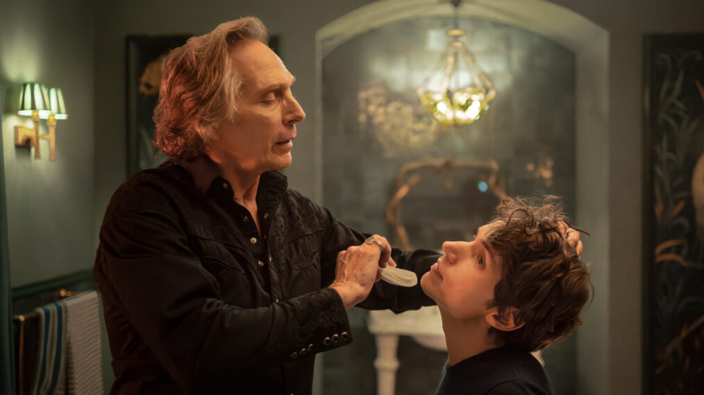 Nicholas Denton as Guy Anatole and William Fichtner as Jasper in 'Talamasca: The Secret Order' Season 1 Episode 4