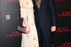 Talulah Riley and Thomas Brodie-Sangster attend the special screening of 'Strictly Confidential' at the Everyman Chelsea on May 08, 2024 in London, England.