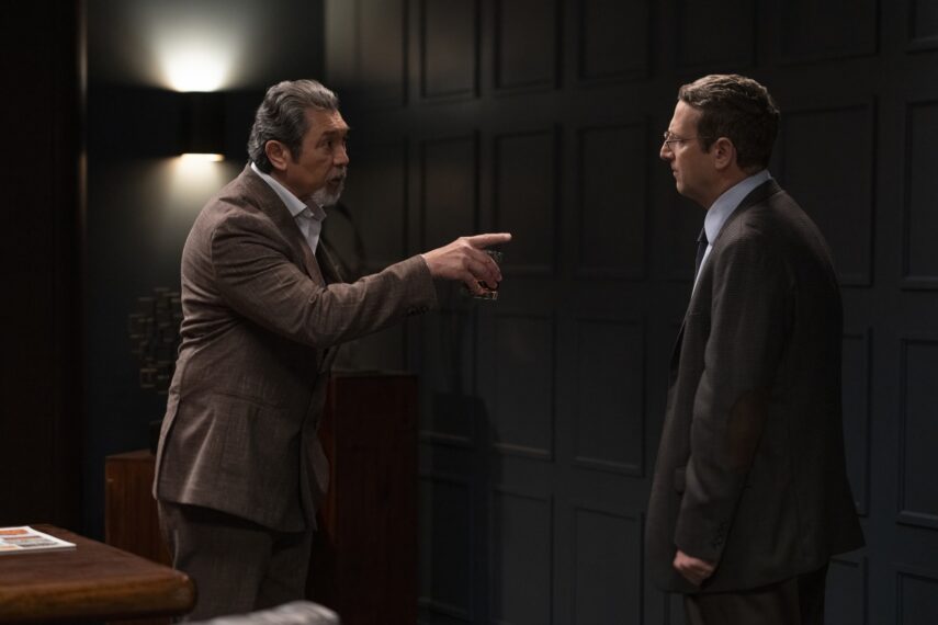 Lou Diamond Phillips and Tim Robinson in 'The Chair Company'