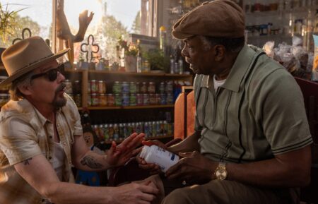 Ethan Hawke and Keith David in 'The Lowdown' Season 1