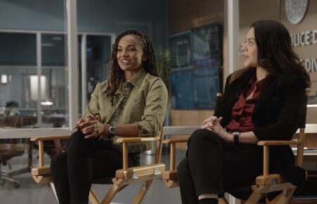 Mekia Cox and Alyssa Diaz — 'The Rookie' Season 7 Bloopers