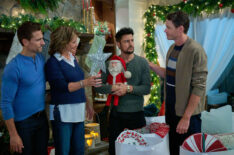 Andrew Walker, Margaret Colin, Tyler Hynes, Paul Campbell in 'Three Wisest Men'