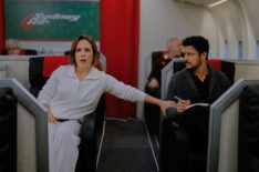 Erin Krakow and Tyler Hynes in 'Christmas Above the Clouds'