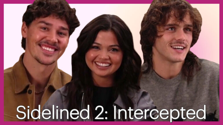 Noah Beck, Siena Agudong and Charlie Gillespie of 'Sidelined 2: Intercepted'