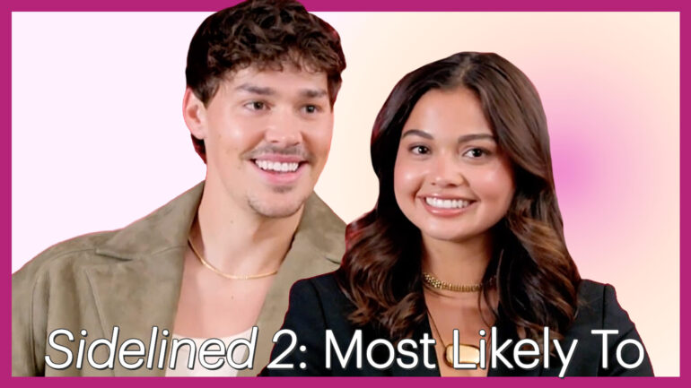 Noah Beck and Siena Agudong in the Swooon studio