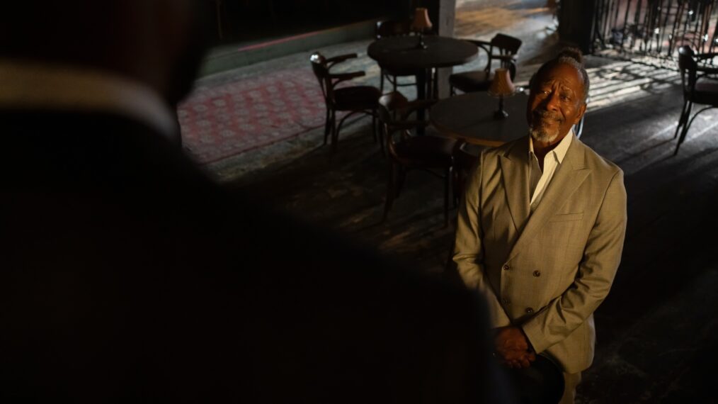 Morris Chestnut as Dr. John Watson and Clarke Peters as Hamish Watson — 'Watson' Season 2 Episode 7 