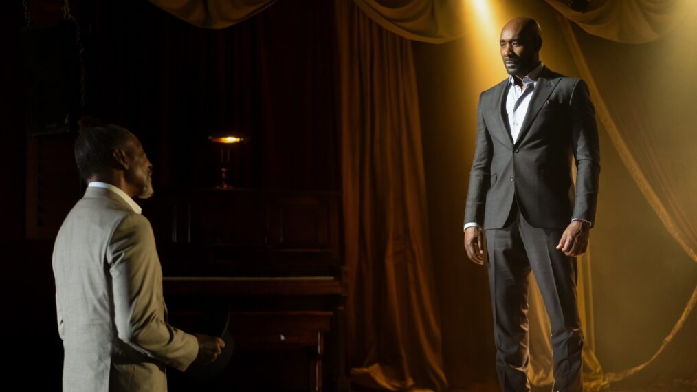 Clarke Peters as Hamish Watson and Morris Chestnut as Dr. John Watson — 'Watson' Season 2 Episode 7 'Giant Steps'