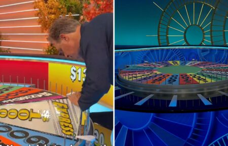 (Left) Wedge crew member changing out the wedges on the 