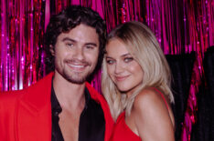 Chase Stokes and Kelsea Ballerini attend the 2023 MTV Video Music Awards at Prudential Center on September 12, 2023 in Newark, New Jersey