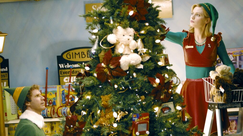 Will Ferrell and Zooey Deschanel in Elf