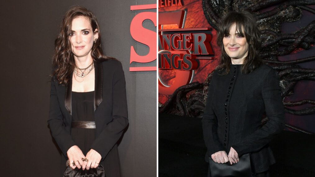 Winona Ryder at 'Stranger Things' premieres 2016 and 2025