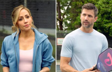 Zibby Allen and James Lafferty in 'A Pickleball Christmas'