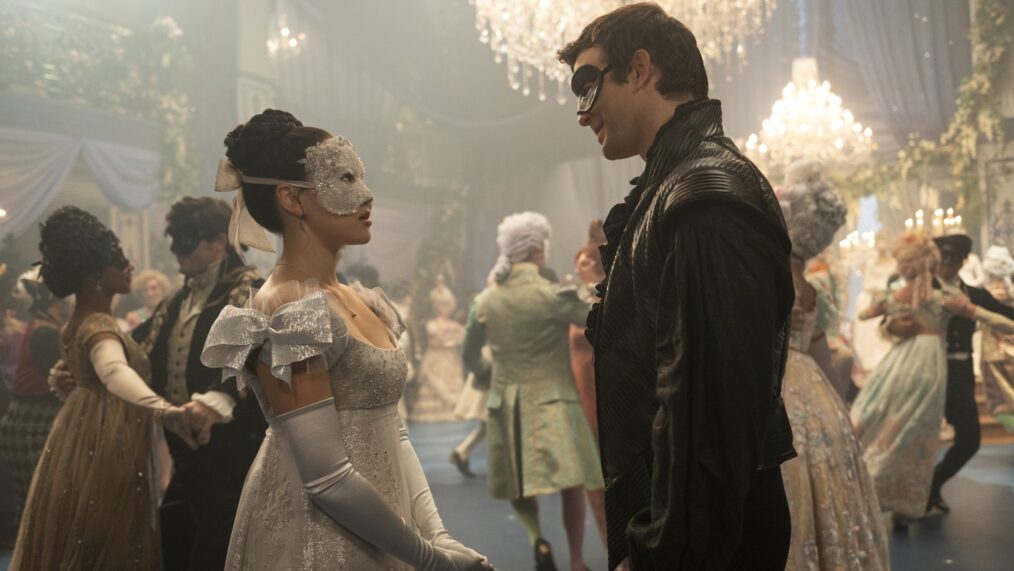 Yerin Ha and Luke Thompson in 'Bridgerton' Season 4