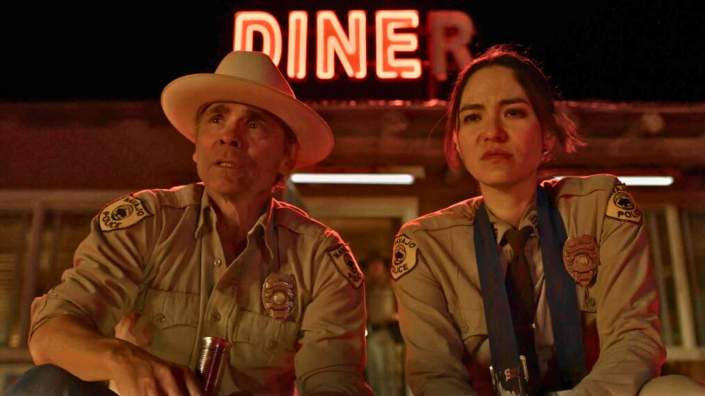 Zahn McClarnon and Jessica Matten for 'Dark Winds'