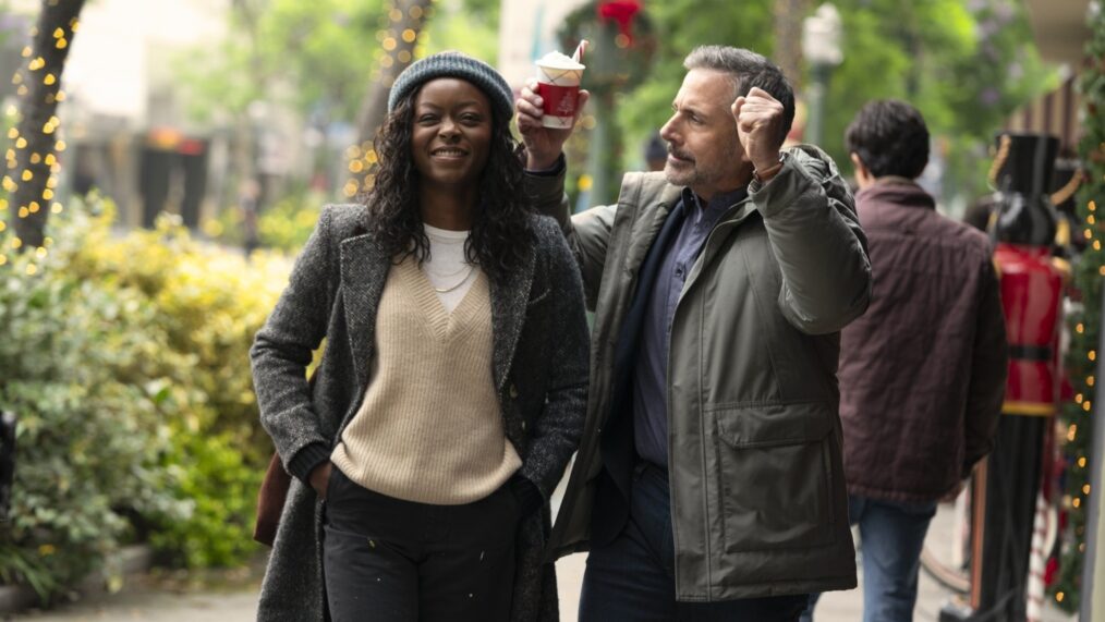 Danielle Deadwyler and Steve Carell in 'Rooster'