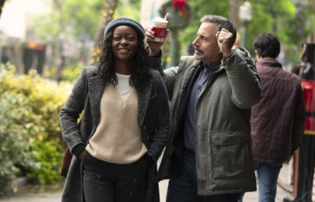 Danielle Deadwyler and Steve Carell in 'Rooster'