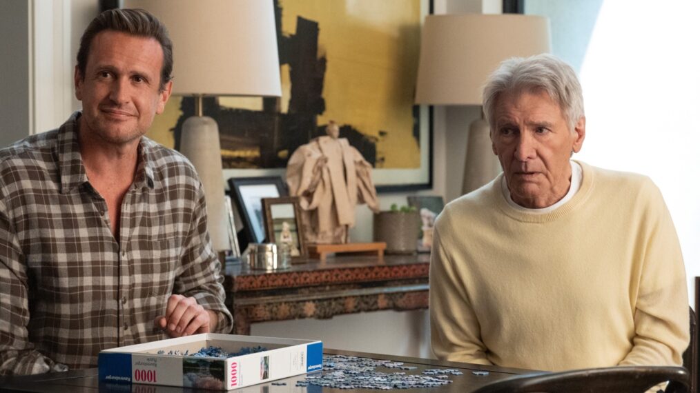 Jason Segel and Harrison Ford in 'Shrinking' Season 3