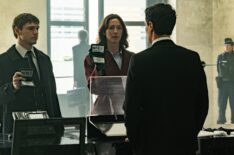 Evan Peters and Rebecca Hall in 'The Beauty'