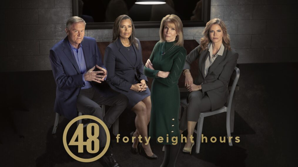 48 HOURS Correspondents, Peter Van Sant, Anne-Marie Green, Erin Moriarty, and Natalie Morales. Photo: Michele Crowe/CBS News©2024 CBS Broadcasting, Inc. All Rights Reserved.