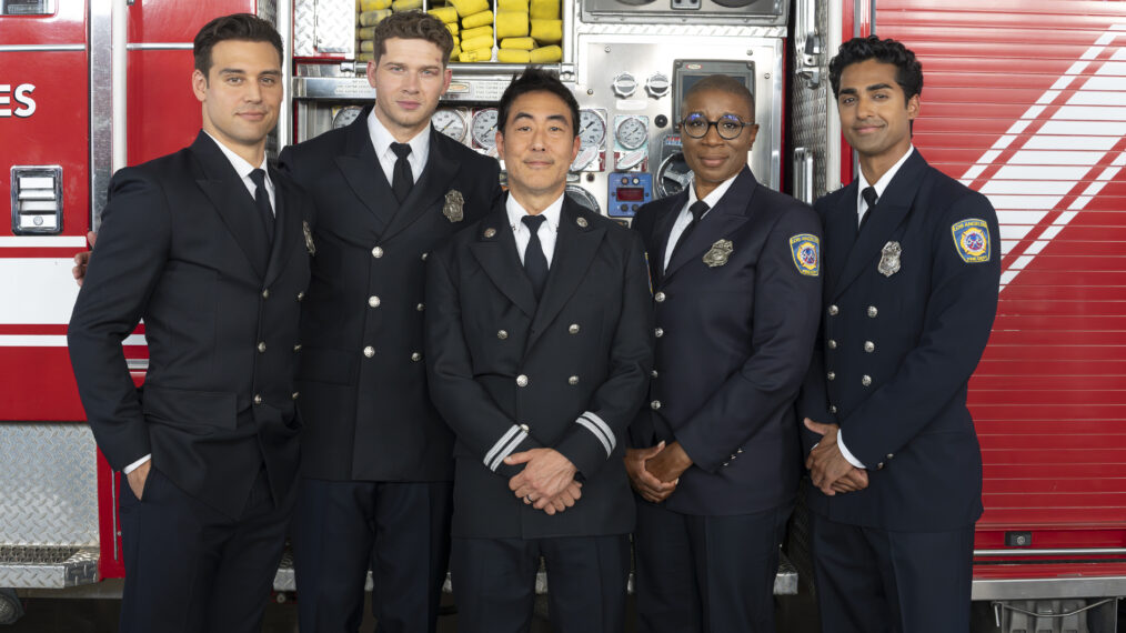 9-1-1 - “Family History” - Athena must revisit a painful part of her past when answering a call for help. Meanwhile, the 118 takes a big step forward. THURSDAY, NOV. 13 (8:00-9:00 p.m. EST) on ABC. (Disney/Christopher Willard) RYAN GUZMAN, OLIVER STARK, KENNETH CHOI, AISHA HINDS, ANIRUDH PISHARODY