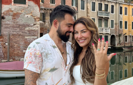 Veronica Rodriguez and her fiance Seth