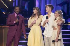 Alfonso Ribeiro, Terri Irwin, Robert Irwin, and Witney Carson on Season 34, Episode 5, of ABC's 'Dancing With the Stars,' October 14, 2025.