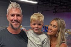 Ant Anstead and Christina Haack with son Hudson, Instagram, September 7, 2025.