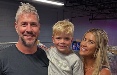 Ant Anstead and Christina Haack with son Hudson, Instagram, September 7, 2025.