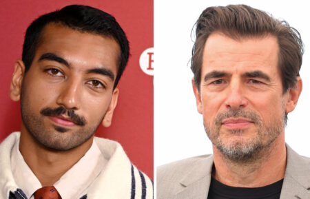 Nabhaan Rizwan, Actor in ‘Party Animal’, attends the 69th BFI London Film Festival press launch at BFI Southbank on September 03, 2025 in London, England. (Photo by Jeff Spicer/Getty Images for BFI); Claes Bang poses during the 