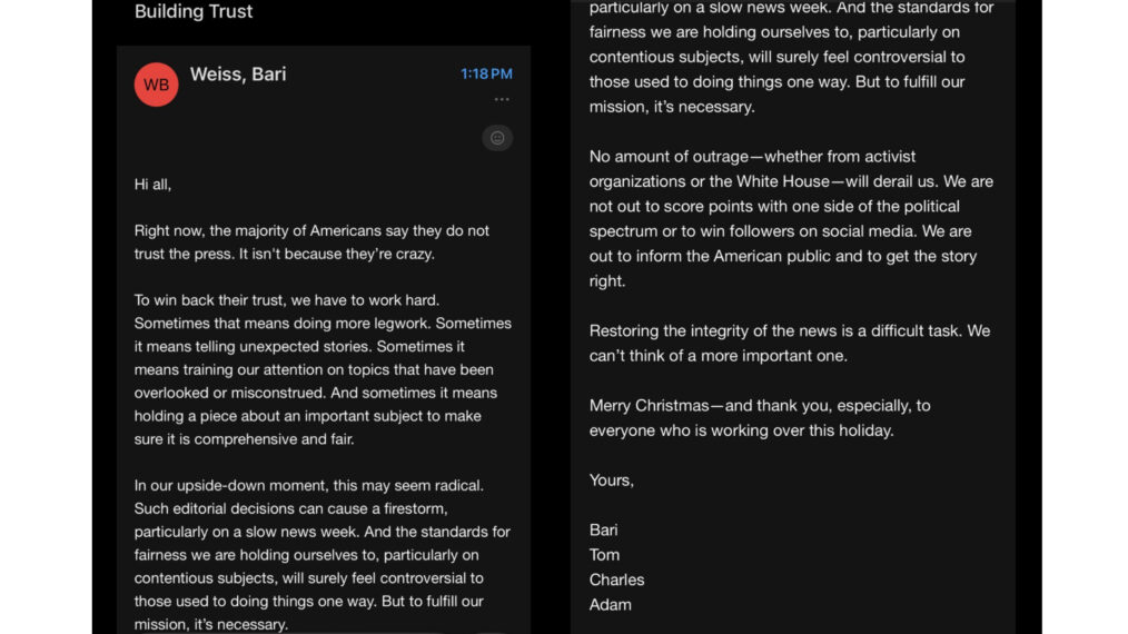 Bari Weiss Christmas Memo: https://x.com/prem_thakker/status/2003895771075432552/photo/2