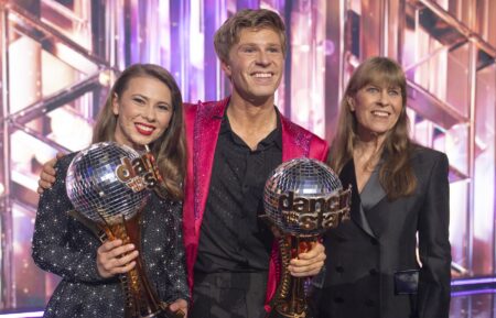 Bindi Irwin, Robert Irwin, and Terri Irwin, 'Dancing With the Stars,' ABC, Season 34, Episode 11, November 25, 2025.