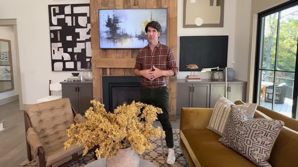 Brian Patrick Flynn inside HGTV's 2026 Dream Home, YouTube, December 2, 2025.