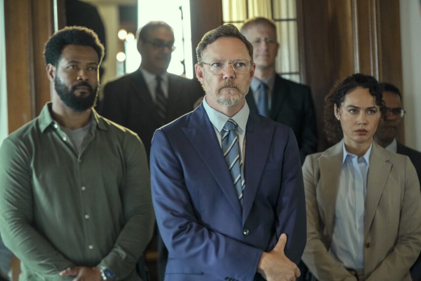  John Sampson (Isaiah Mustafa), Lance Durand (Matthew Lillard), Mercedes de la Zerda (Amielynn Vega) - Cross - Season 2 - Finale
