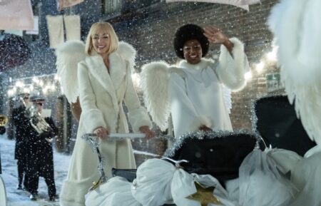 Renee Bailey and Helen George in the Call the Midwife Christmas Special