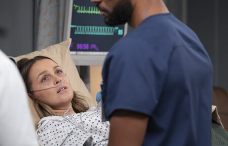GREY’S ANATOMY - “When I Crash” - Grey Sloan takes in patients following a catastrophic bus accident. Teddy and Owen have an awkward encounter, and Richard tests Bailey’s patience. THURSDAY, NOV. 13 (10:00-11:00 p.m. EST) on ABC. (Disney/Anne Marie Fox) CAMILLA LUDDINGTON