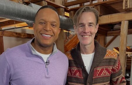 Craig Melvin and James Van Der Beek, Instagram, December 17, 2025.