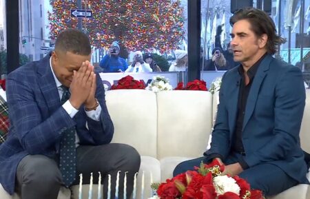 Craig Melvin and John Stamos on the December 12, 2025, episode of NBC's 'Today.'