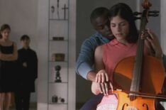 Selma Blair and Sean Patrick Thomas as Cecile and Ronald in Cruel Intentions