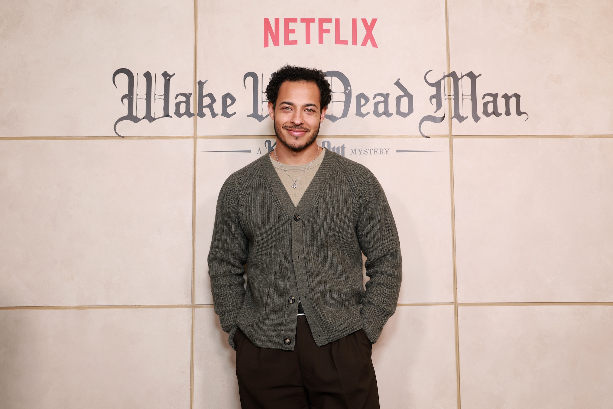 Daryl McCormack attends Wake Up Dead Man: A Knives Out Mystery Fan Screening at Paris Theater on December 09, 2025 in New York City.